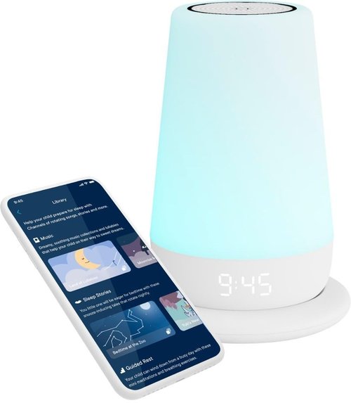 Hatch Rest+ Sound Machine - 2nd Gen Baby Night Light & Alarm Clock | Portable White Noise & Sleep Trainer