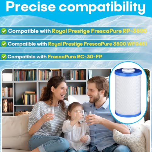Water Filter Cartridge for Royal Prestige FrescaPure 3500 WF0451 - 1 Pack