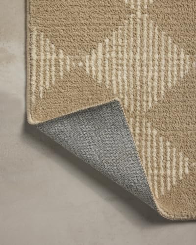 Loloi Chris Loves Julia Lawrence Sand Ivory Bath Mat - 1'10" x 5' Rectangular