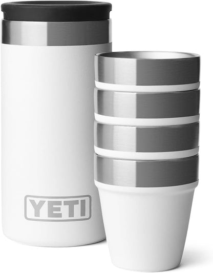 YETI Shot Glasses with Carrying Case, Set of 4