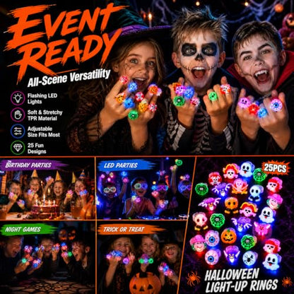 25Pcs Halloween Party Favors for Kids Trick-or-Treat Toys