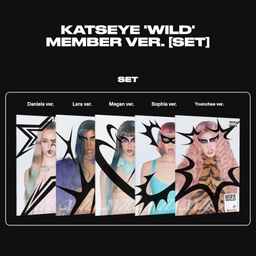KATSEYE 3rd Mini EP Album WILD Member Version Daniela Pinky Up Animal Variation