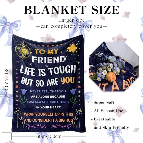 Friendship Gifts for Women - To My Friend Blanket 60x80 Inches - Variation of Friendship Gifts / 60x80