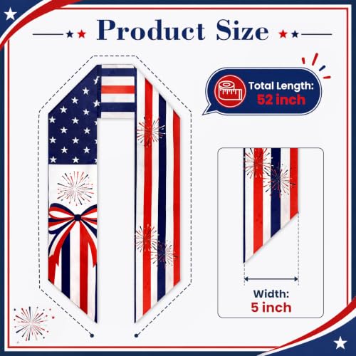 6 Pcs Seasonal Wreath Sash Ribbon for Front Door & Holiday Decor - Variation 1