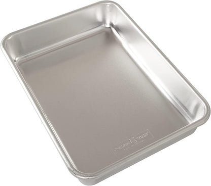 Nordic Ware Aluminum Commercial Cake Pan - Rectangle with Lid, Silver, 9 x 13 Inches