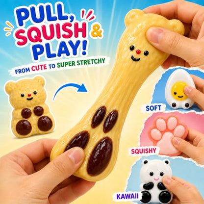Christmas Kawaii Squishy Advent Calendar for Kids - Multicolor 24 Surprises