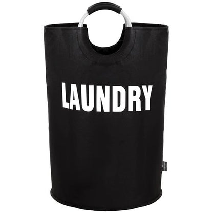 DOKEHOM 160L XX-Large Laundry Basket (7 Colors), Collapsible Laundry Bag, Foldable Laundry Hamper, Folding Washing Bin (Black, XXL)