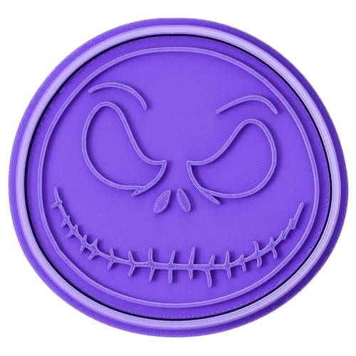 Halloween Jack Skellington Cookie Cutter - Nightmare Before Christmas - Fan Art - 15mm Deep, Marshmallow Bliss - Variation NBC Jack