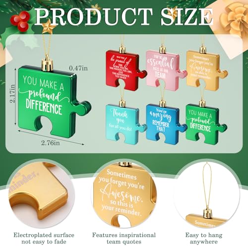 Awesome 30 Pcs Inspirational Christmas Hanging Ornaments Bulk - Holiday Decor