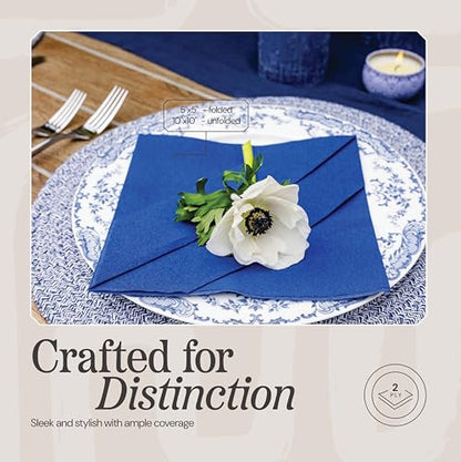 Disposable Cocktail Napkins Red Paper 200 Pack 10x10 Inch 2-Ply Quilted