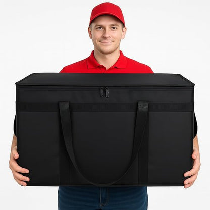 Bodaon Insulated Food Delivery Bag - XXXL Pizza Cooler for Catering, Shopping & Travel | Thermal Carrier