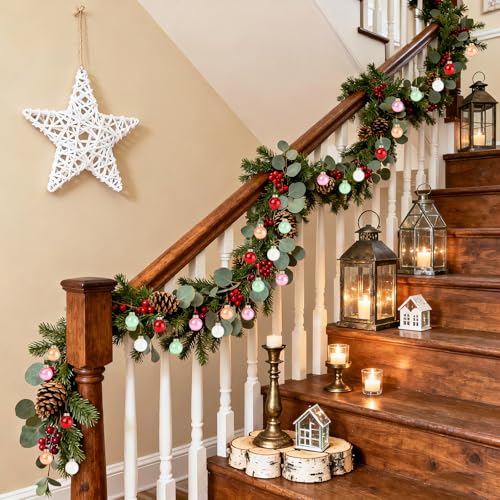 Matte Valentine Glass Balls Ornaments Set - Glittering Mini Hanging Decorations for Christmas & DIY Crafts