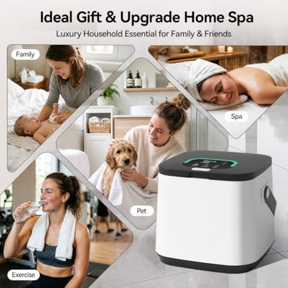 Bathroom Towel Warmer with 16L Capacity, Timer & LED Display