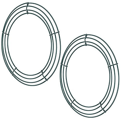 12-Inch Christmas Wire Wreath Frame Round Wreath Form for DIY Holiday Decor