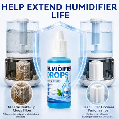 Humidifier Cleaner Drops 3-Pack - Freshen and Maintain Tank Efficiency