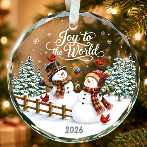 Snowman Christmas Ornament 2026 - Holiday Tree Decor, Keepsake