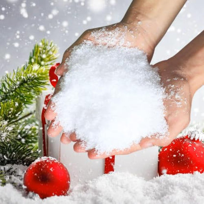 Artificial Snowflakes for Winter Holiday Decor 50g Fake Snow for Christmas & Winter Scenes