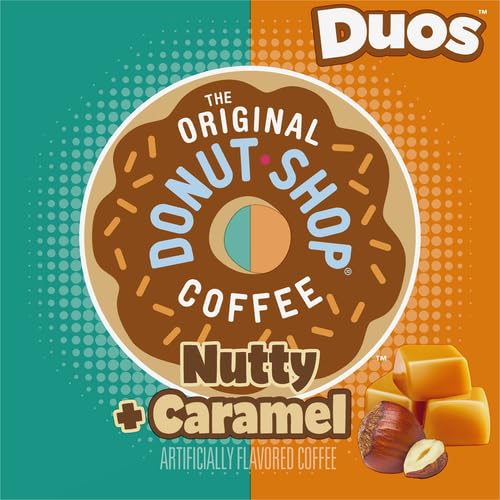 The Original Donut Shop Coffee Nutty Caramel K-Cups , 12-Count (Retail Packaging)