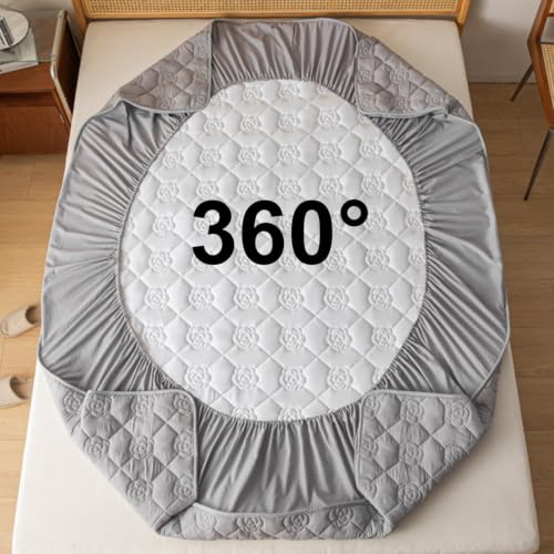 Waterproof Quilted Mattress Protector Twin XL 35 x 75 Inches V10