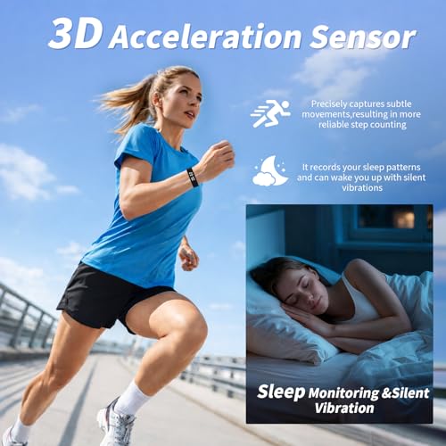Vibrating Alarm Wristband for Heavy Sleepers, Activity Tracker & Sleep Aid