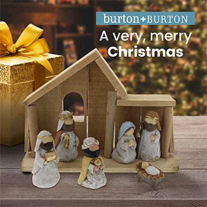 burton+BURTON Nativity Includes Creche, Set of 7