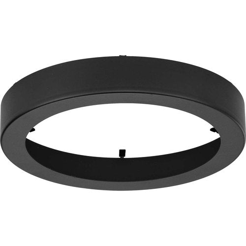 Progress Lighting Everlume Collection Black 7" Edgelit Round Trim Ring, 1 Count (Pack of 1)
