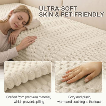 Waterproof Pet Couch Cover for Dogs - Washable Non-Slip Sofa Protector