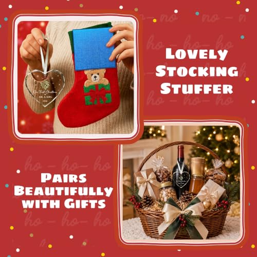 01 Married First Christmas Ornament 2026 - Wedding Gift, Mr and Mrs Decor