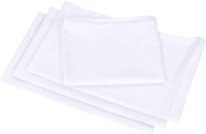 Utopia Bedding 80 Pack Waterproof Pillow Protectors with Zipper Queen Size (White), Bed Bug and Dust Mite Proof Pillow case Covers, Moisture Wicking Pillow Encasements 20 x 28 Inches