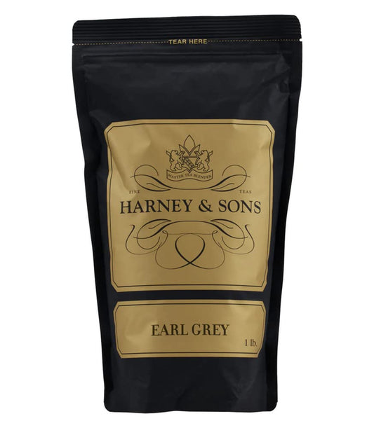 Harney & Sons Earl Grey Loose Tea 16 Ounce – Black Tea with Bergamot