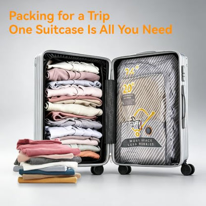 Wireless Rechargeable Vacuum Packing Bags Set - 15-Piece Travel & Storage Compression Kit with Carry-On Size