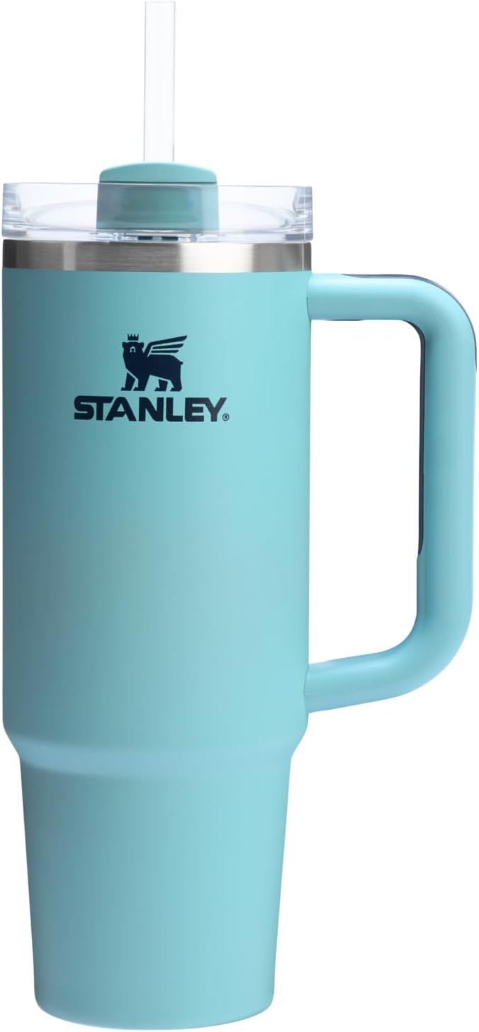 STANLEY Quencher H2.0 Stainless Steel Tumbler - Insulated, Durable, 40 oz, Midnight Black