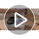 Portable Water Bottle Humidifier for Travel White Rechargeable Mini Small