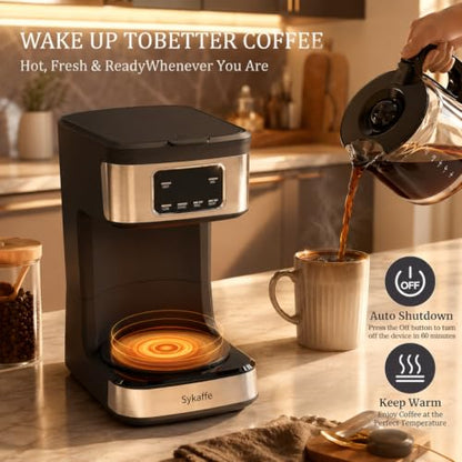 12-Cup Programmable Drip Coffee Maker with 60oz Water Tank