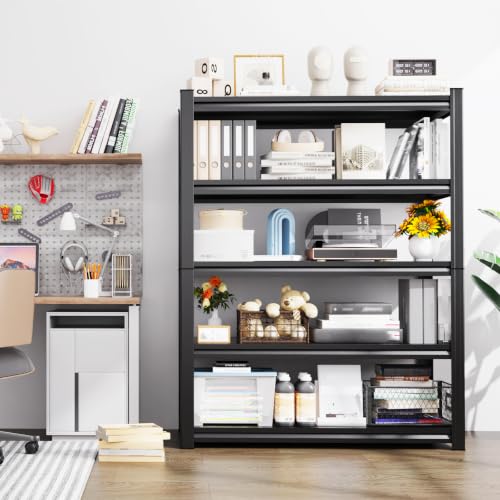Heavy Duty Metal Garage Shelving - Adjustable Steel Storage Rack 71"Hx35"Wx16"D - Variation 35.4"Wx16"D x71"H