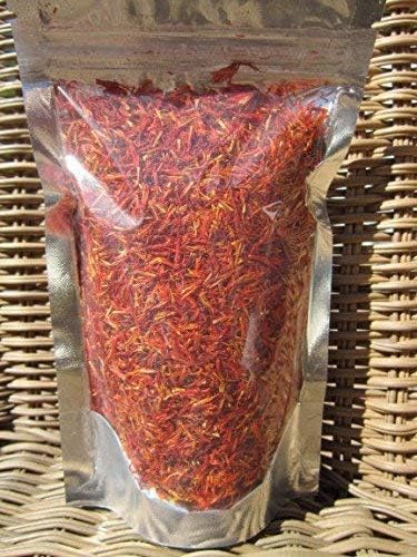 Safflower Petals - Carthamus tinctorius Dried Loose petals from 100% Nature (2 oz)