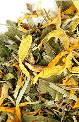 Memory & Focus Tea Blend: Gotu Kola, Eleuthero Root, Ginkgo, Ho Shou Wu, Peppermint, Damiana, Calendula, Lemongrass, Licorice Loose Leaf 2oz Brain Booster for Better Memory & Focus