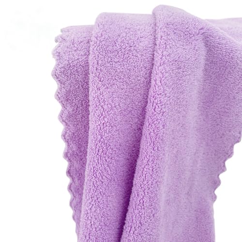 Blue Hand Towels for Bathroom 14x30 Inch Cotton Blend Quick Dry Soft Reusable Microfiber