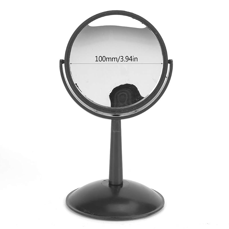 Concave Mirror 8.7" L × 1.2" W, Clear Glass – Oumefar Educational Mirror with Pedestal