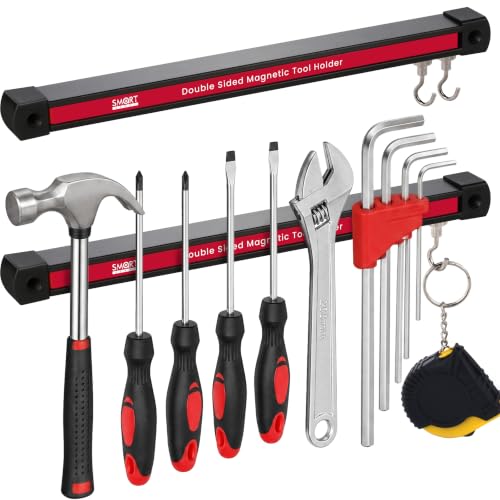 12-Inch Magnetic Tool Organizer Bar for Metal Tools, Heavy Duty