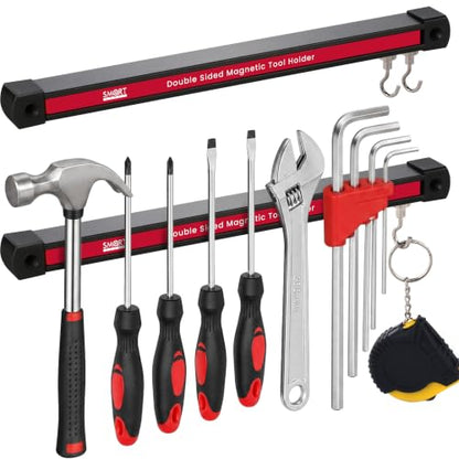 12-Inch Magnetic Tool Organizer Bar for Metal Tools, Heavy Duty