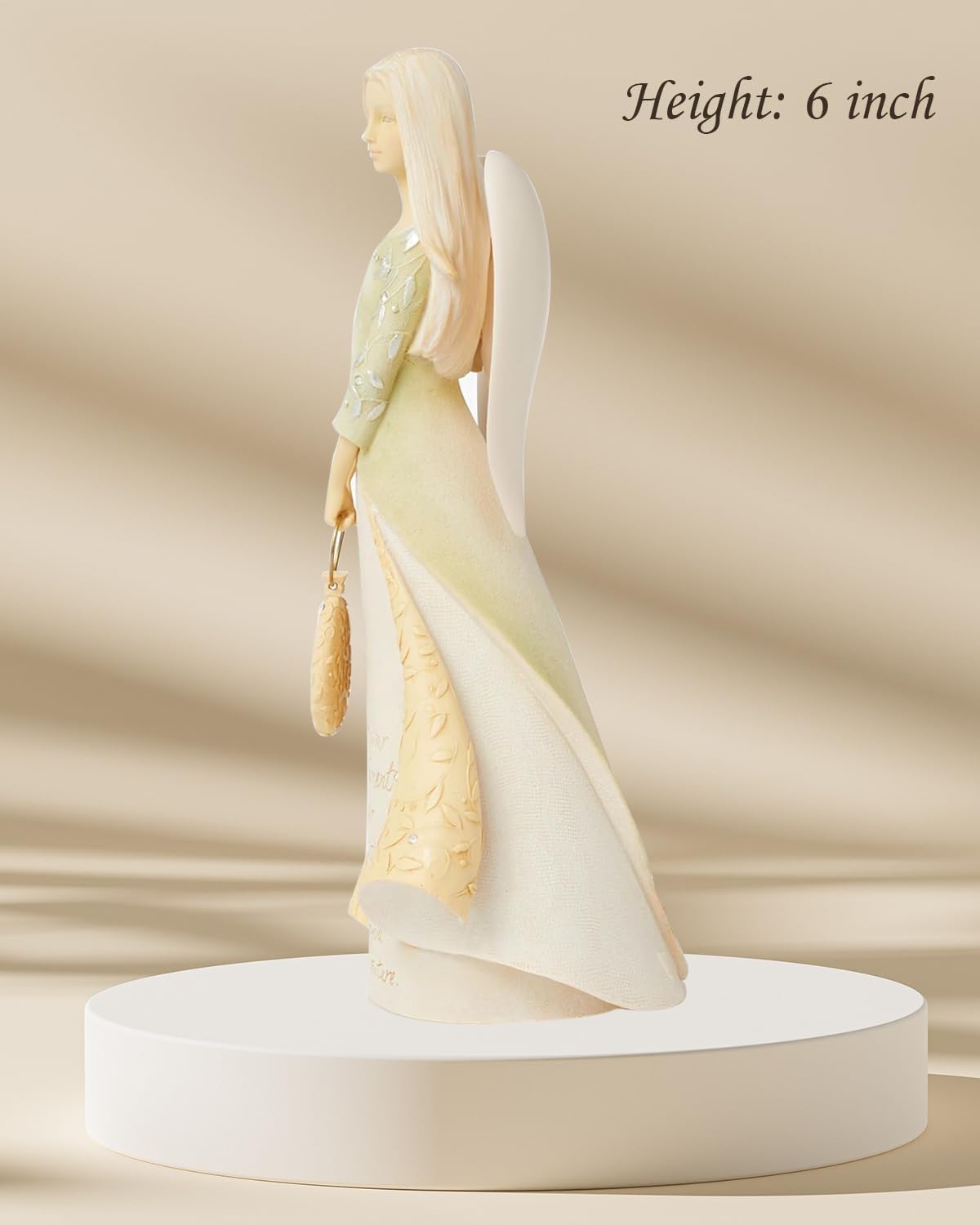 Regine Switzerland Retirement Gift - Angel Holding Clock Figurine for Women | Perfect Retirement Party Decoration