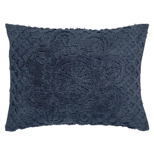 Glam 3 Piece 100% Cotton Tufted Medallion Chenille Bedspread - King Size