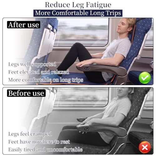 Travel Foot Hammock Adjustable Folding Airplane Footrest Sling