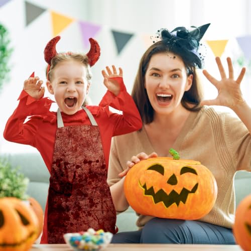 Kids Apron Costume Prop for Cosplay Party Cooking Baking - Red
