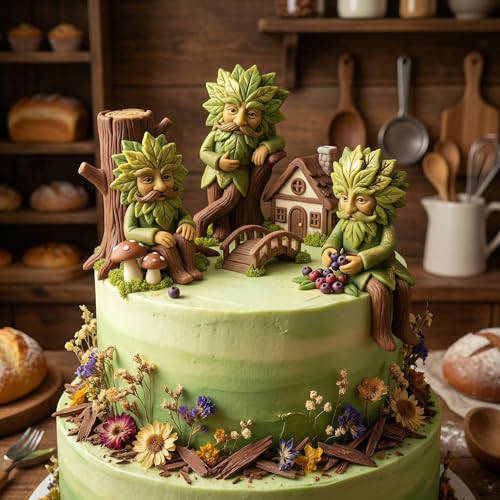 Tree Elf Silicone Mold for Cake Decorating Chocolate Fondant - Style F