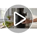 Juicer Machines with 4.25-Inch Feed Chute - Cold Press, Black - NEWBULIG