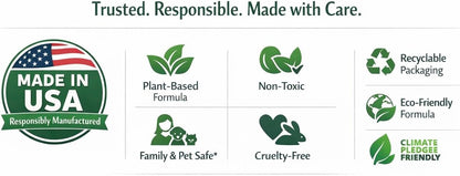 Mint Naturals Natural Ant Repellent Spray - USDA Organic Peppermint Oil Formula, 16 oz - Made in USA
