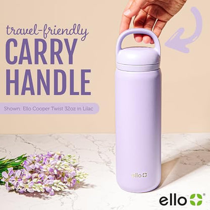 Ello Cooper 22oz Stainless Steel Water Bottle with Straw and Carry Handle