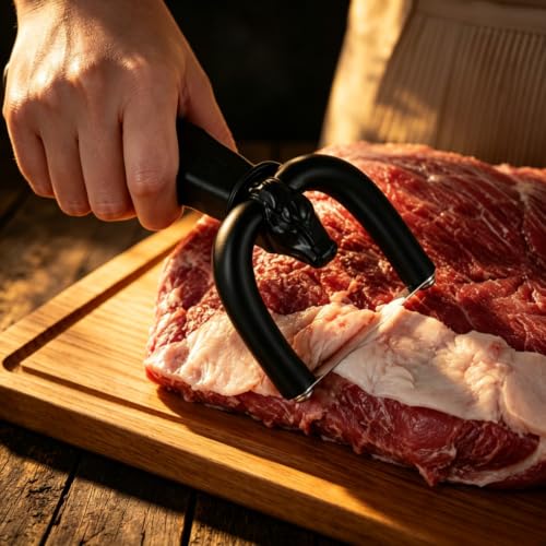 2PCS Handheld Fat Trimmer for Beef & Pork - Precision Meat Deboner Tool
